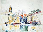 French Port of St. Tropez, Paul Signac